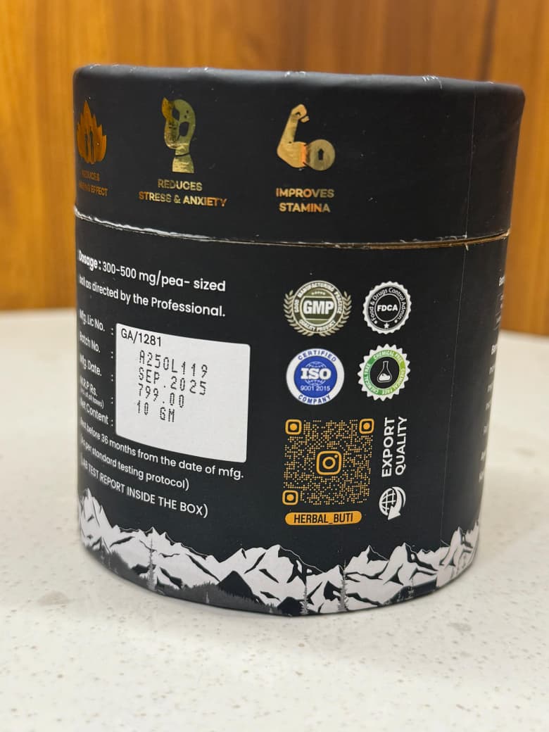 Pure Shilajit Resin – Natural Himalayan Mineral Extract for Daily Wellness